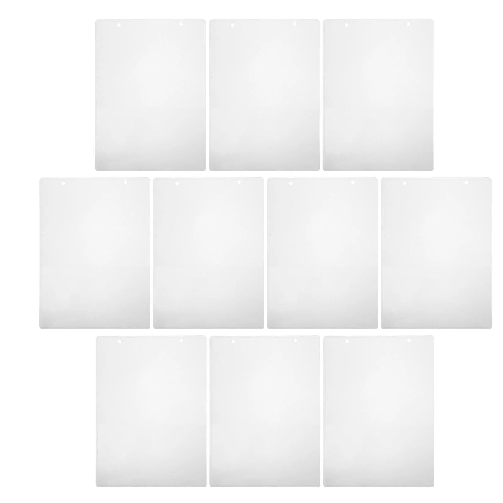 

10 Pcs Transparent Advertising Paper Sleeve Clear Sleeves for Protectors Magazine Protective Display Card