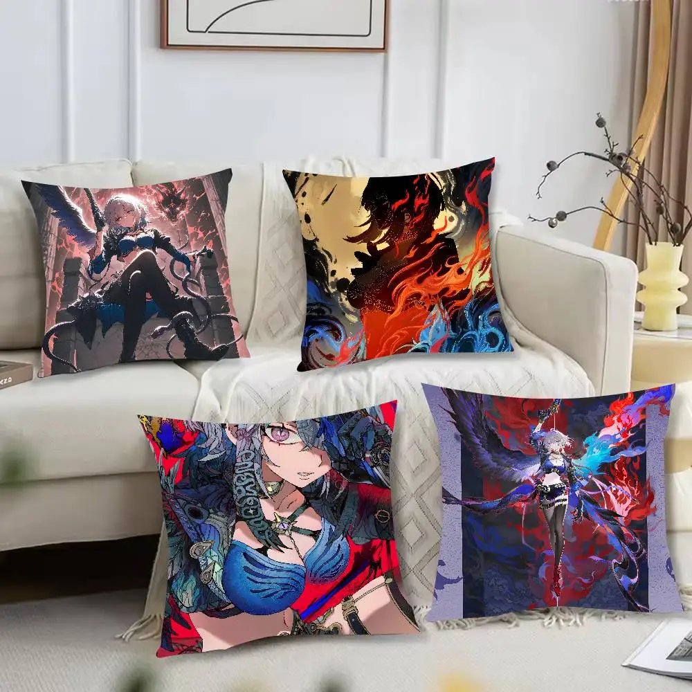 Galbrena Wuthering Waves Pillow Case Cushion Cover Decor Home Throw Pillow Covers For Couch Camping Pillow Cover Decorations