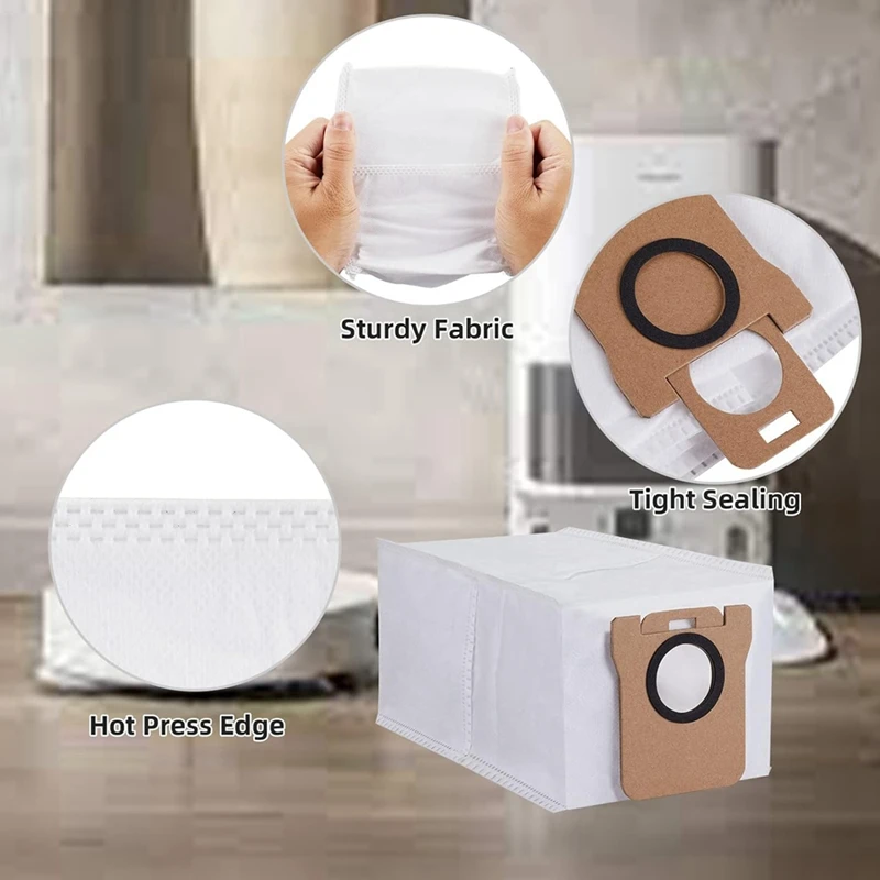 Piezas de repuesto, bolsa de polvo para Robot aspirador Dreame Bot L30 Ultra, bolsa de basura, bolsa sucia