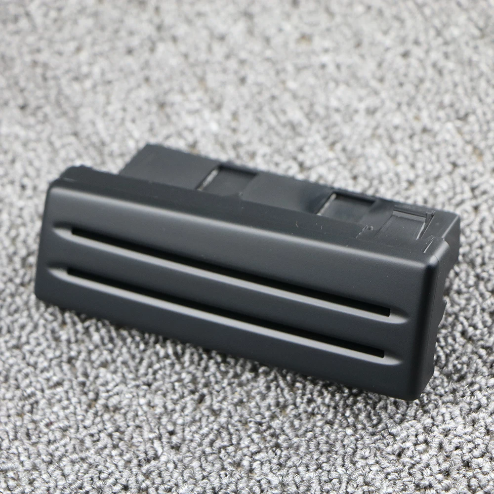 Dla VolksWagen Polo 9N 2005 2006 2007 2008 2009 2010 LHD Czarne etui na karty Slot na monety Centralny schowek 6Q 1858373
