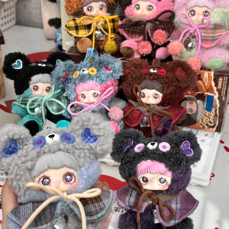 Maymei Bear Cookie Series Surprise Random Plush Pendants Blind Boxes Ornaments Figurines And Handcrafted Presents