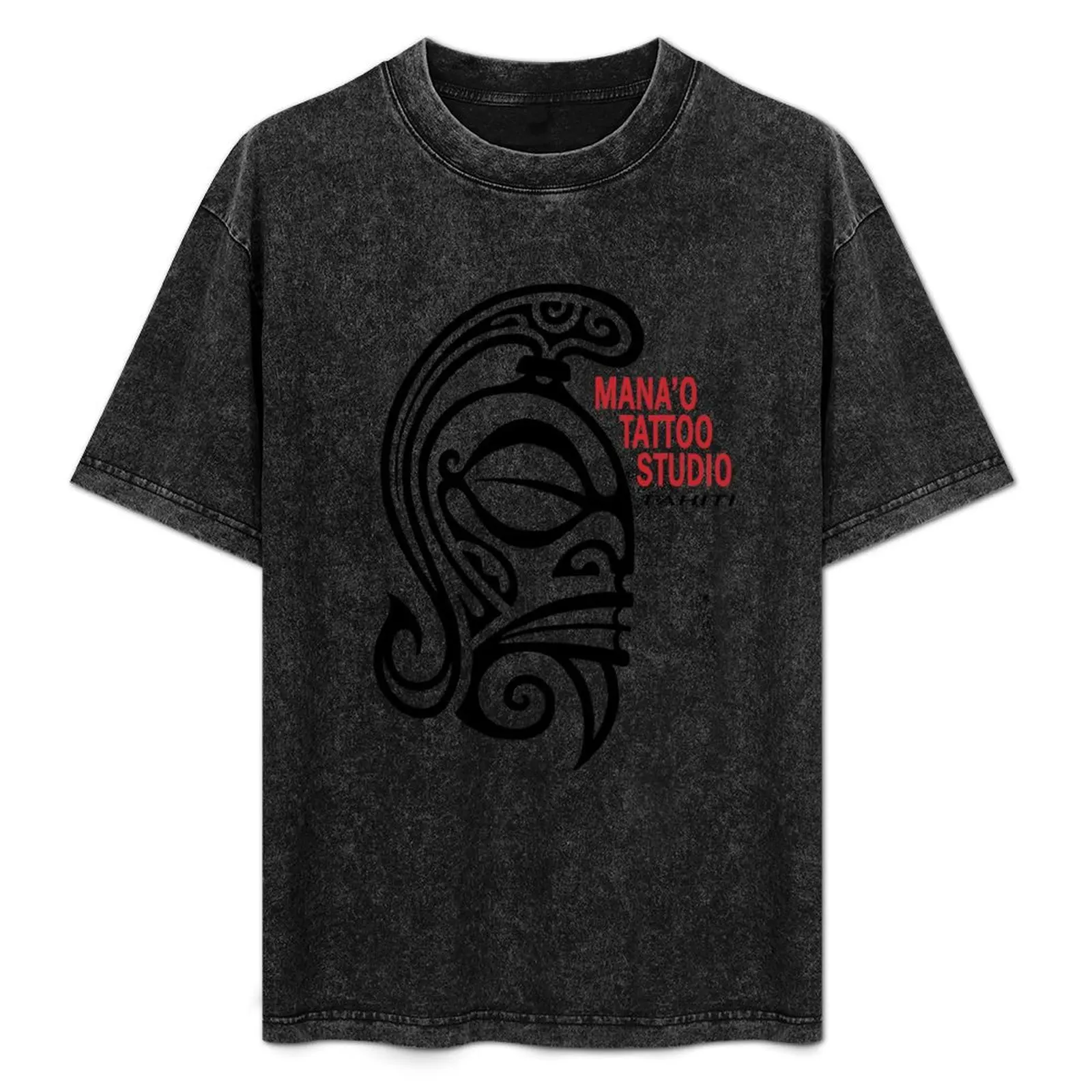 

Mana'o Tattoo Studio Tahiti TIKI WARRIOR (black) T-Shirt Plus Size Gym Sports T-Shirt