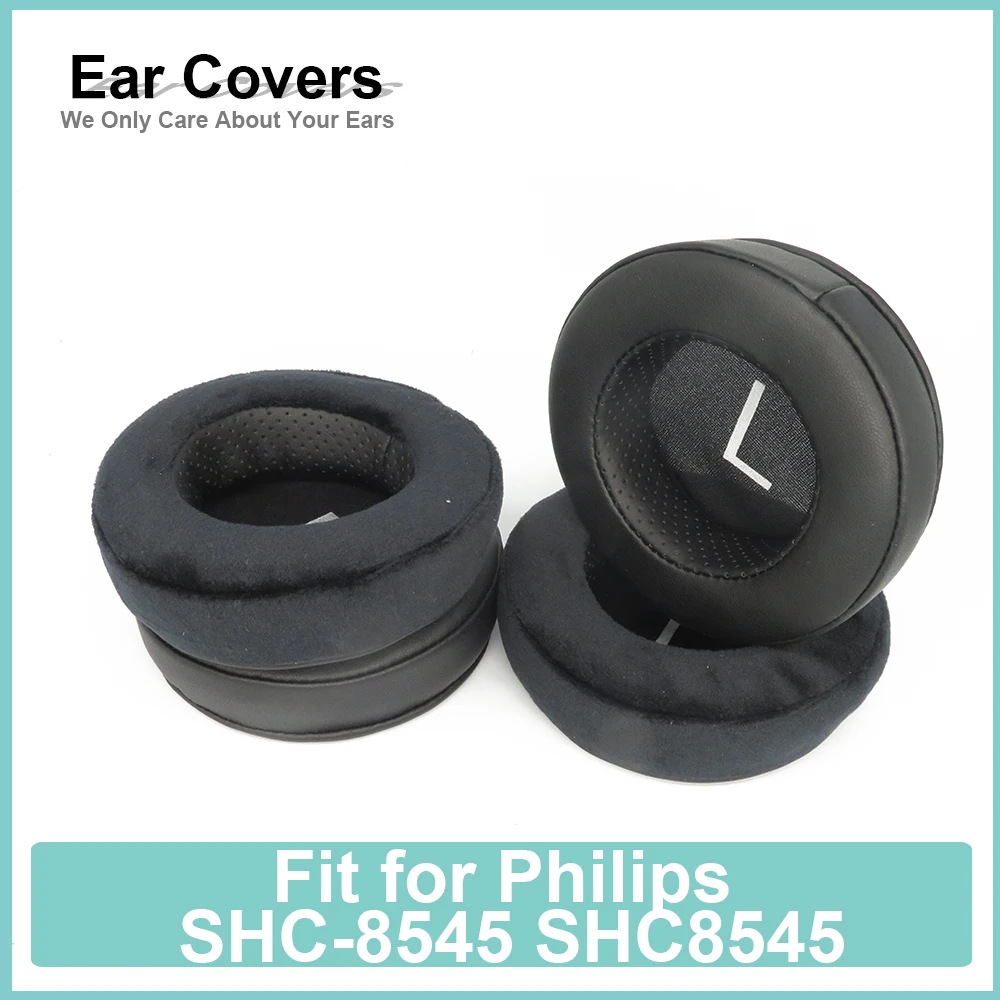Earpads For Philips SHC-8545 SHC8545 Headphone Earcushions Protein Velour Pads Memory Foam Ear Pads