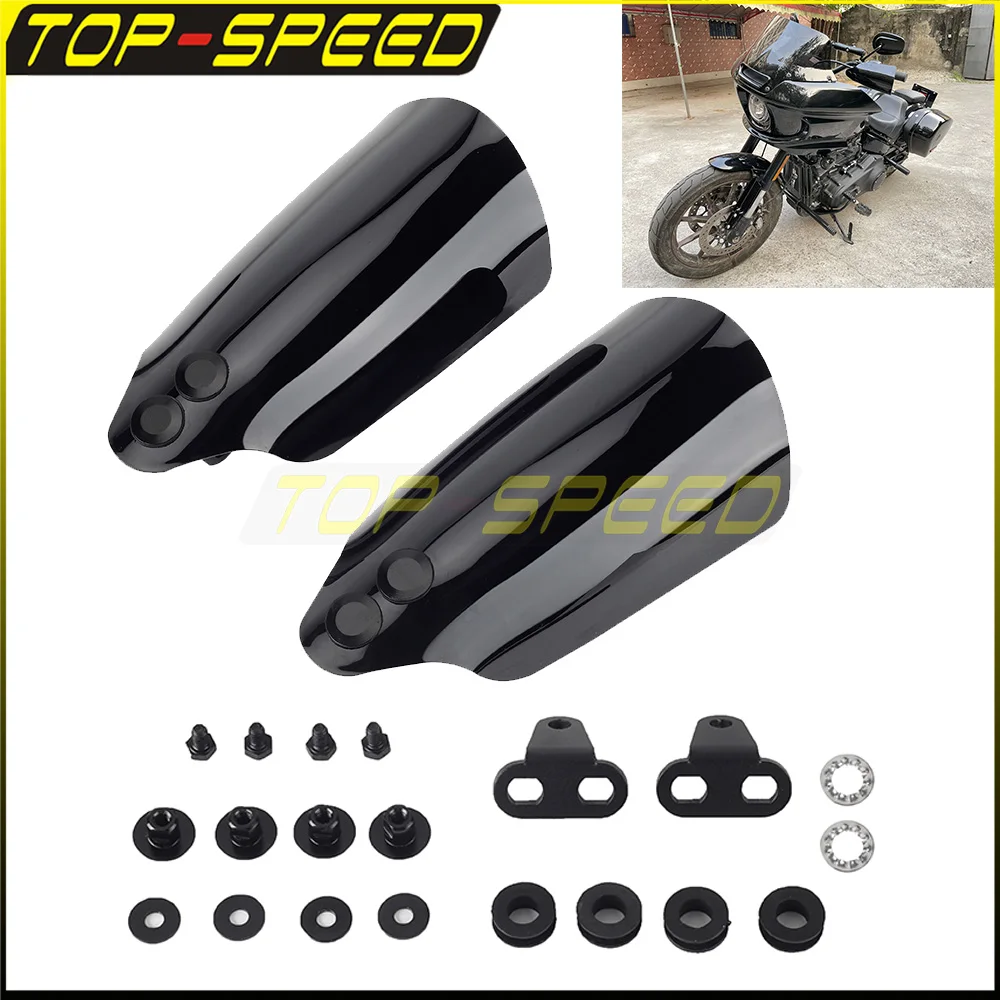 Motorcycle Handguard Cover Protector For Harley Touring Road King Road Glide FLHTP FLHTCU FLHTK FLTRX FLTRXS FLRT FLHR FLHT FLHP