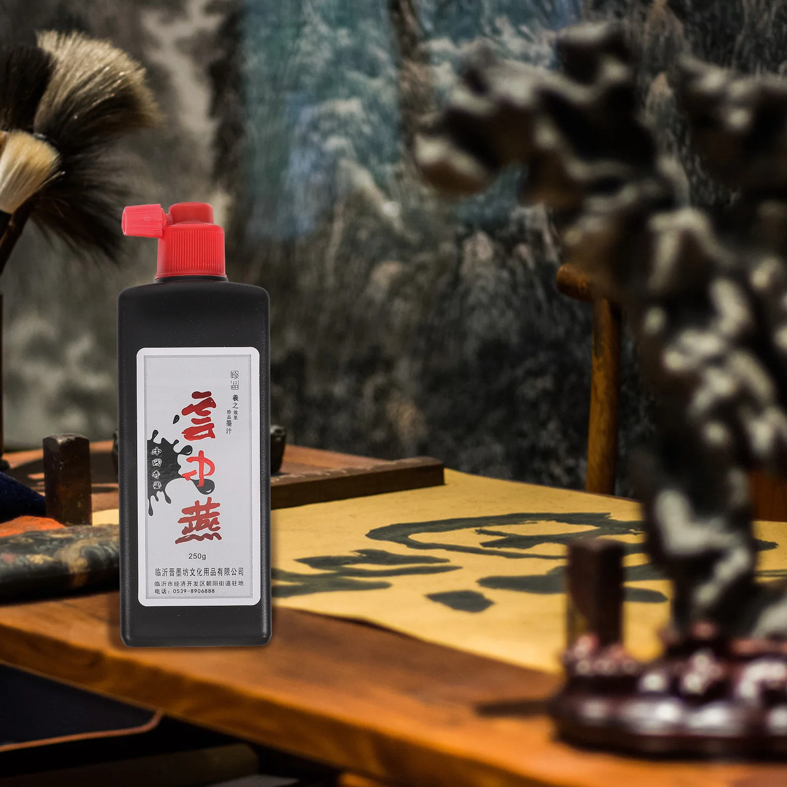 Fragrant Ink Calligraphy French Painting Practice and Student (250g) 1 Bottle for Drawing Greeting Cards Chinese