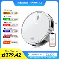 ILIFE V20 Robot Vacuum Cleaner, 5000Pa suction, SOF LiDAR Smart Navigation, APP Control, Customizable cleaning, Self charging