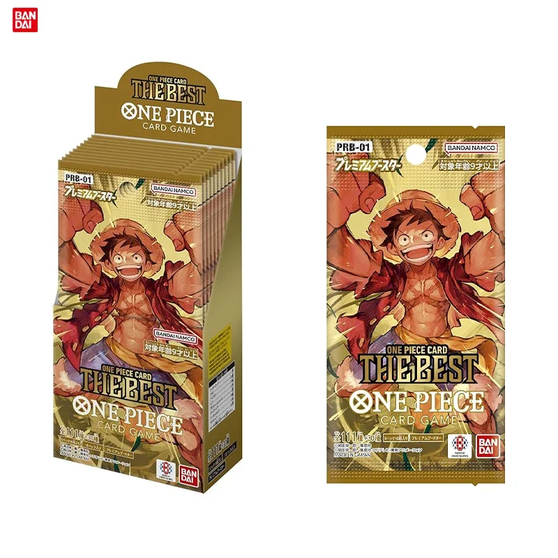 

BANDAI One Piece PRB-01 Japanese Limited, коллекция усилителей OPCG Sealed Booster, набор карточек Deluxe, инвестиционный класс