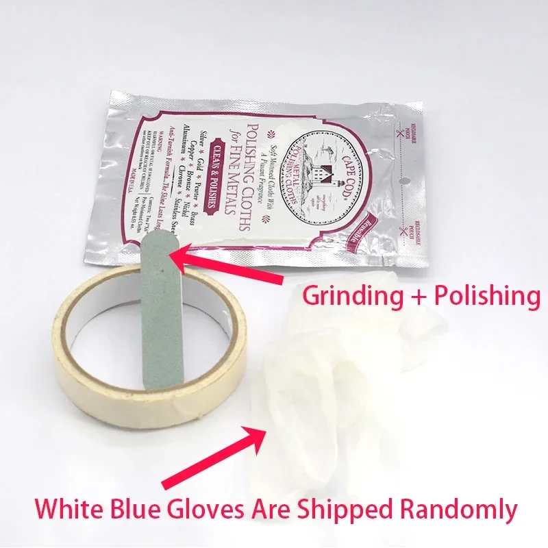 1Set Cape Cod Of American Polishing Clothes for Fine Metals Twin Pack for Watch Jewelry Removing Watch Maintance Scratch Custom