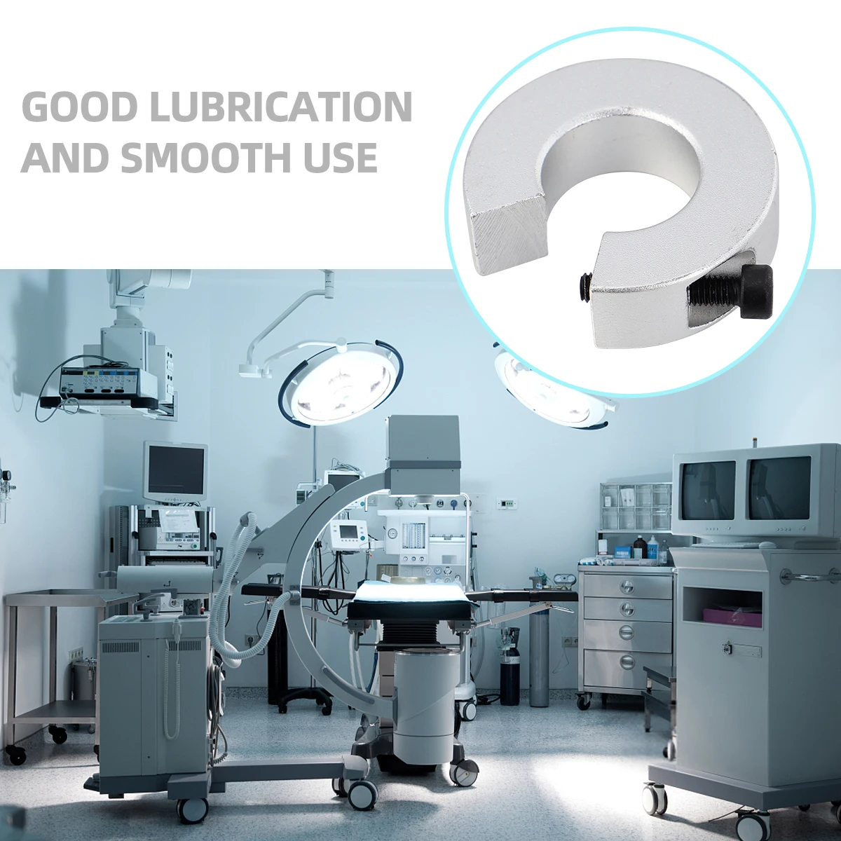 

2pcs SBR Linear Rail Collar Aluminum Alloy Fixing Rings Anti corrosion CNC Parts Shaft Stopper High Precision Smooth Use