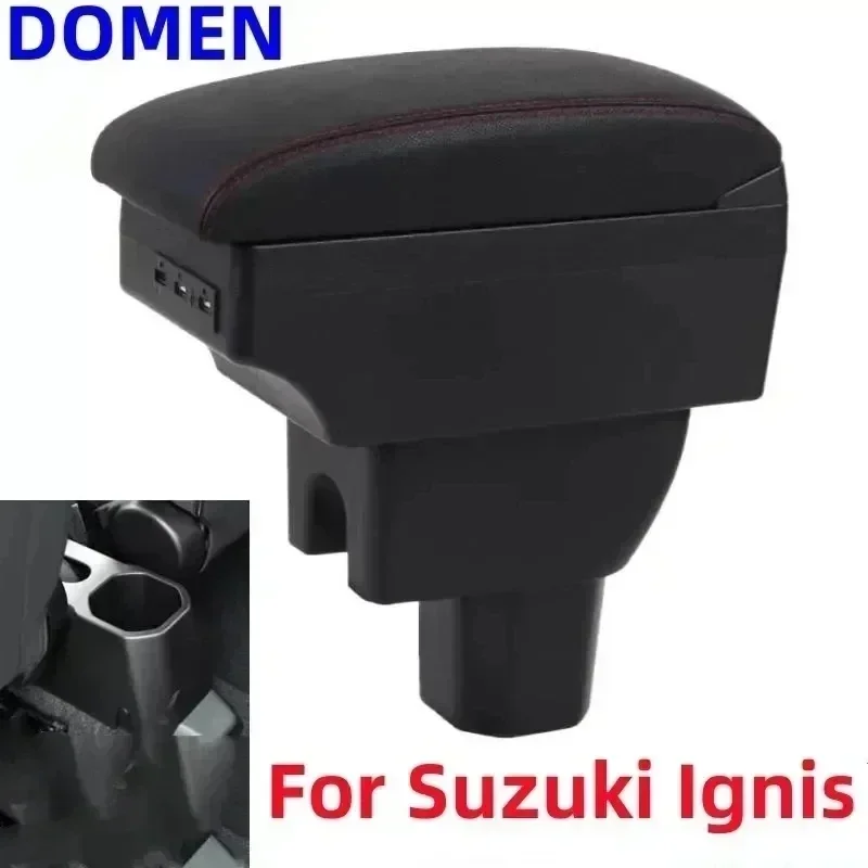 

NEW For Suzuki Ignis Armrest Box For Suzuki IGNIS Car Storage Box Retrofit Part Interior Car Accessorie Simple installation USB