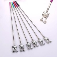 New cat shape Telescopic Scratching Backscratcher Extendable Massage Claw For Back Scraper Massage Relax Back Scratcher Antiitch