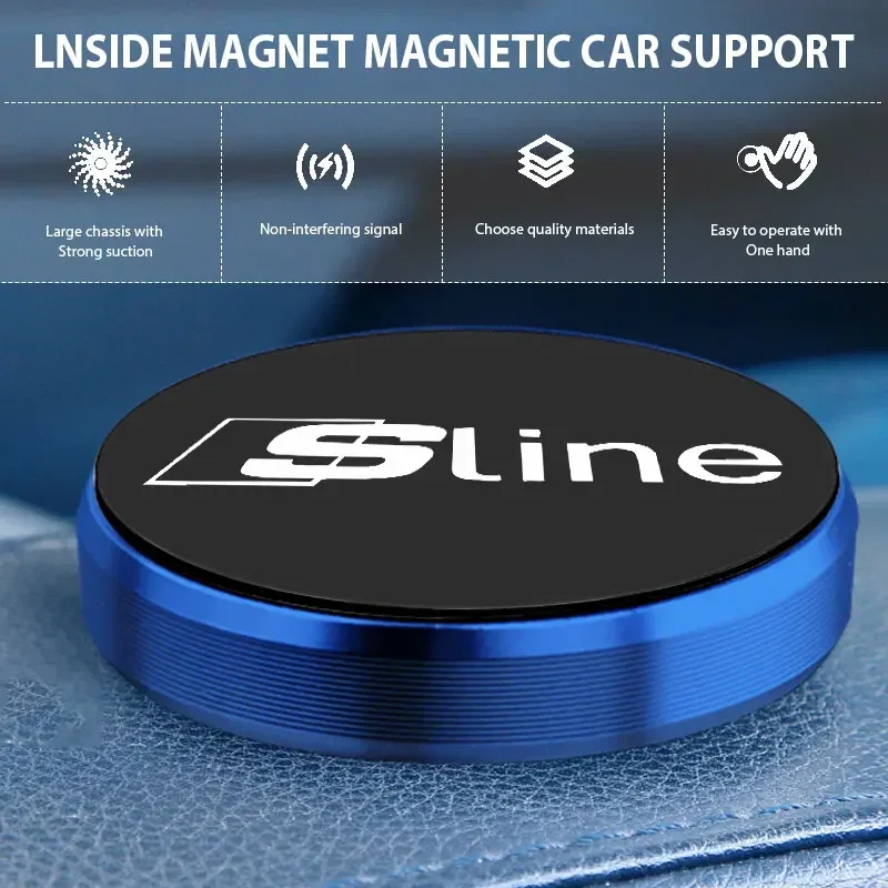 حامل هاتف السيارة المغناطيس جبل حامل هاتف المحمول تصفيف السيارة لأودي S Q5 A4 B9 B7 A1 A5 Q3 Q7 A6 C6 C7 A4L A3 Sline RS Q5L A6L