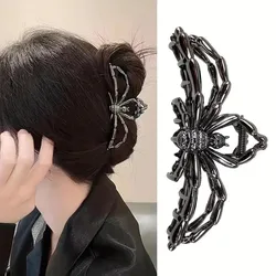 Fashionable Gothic Spider Metal Hair Clip: Non slip grip, durable and fashionable, suitable for all hair types