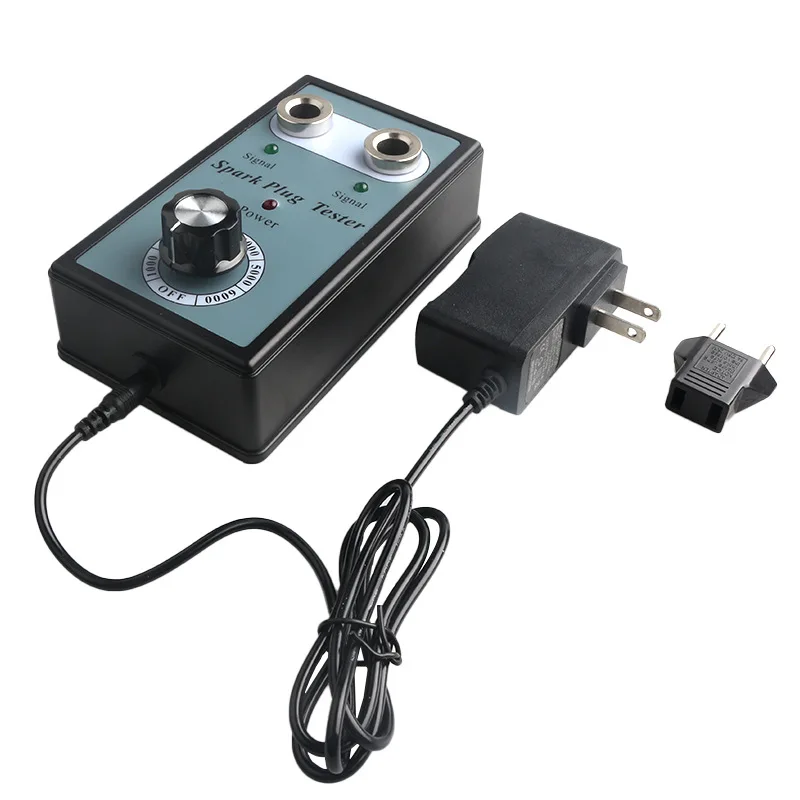 12V Car Spark Plug Tester Ignition Testers Detector Adjustable Double Hole Analyzer Automotive Diagnostic Tool Dual Hole Tester