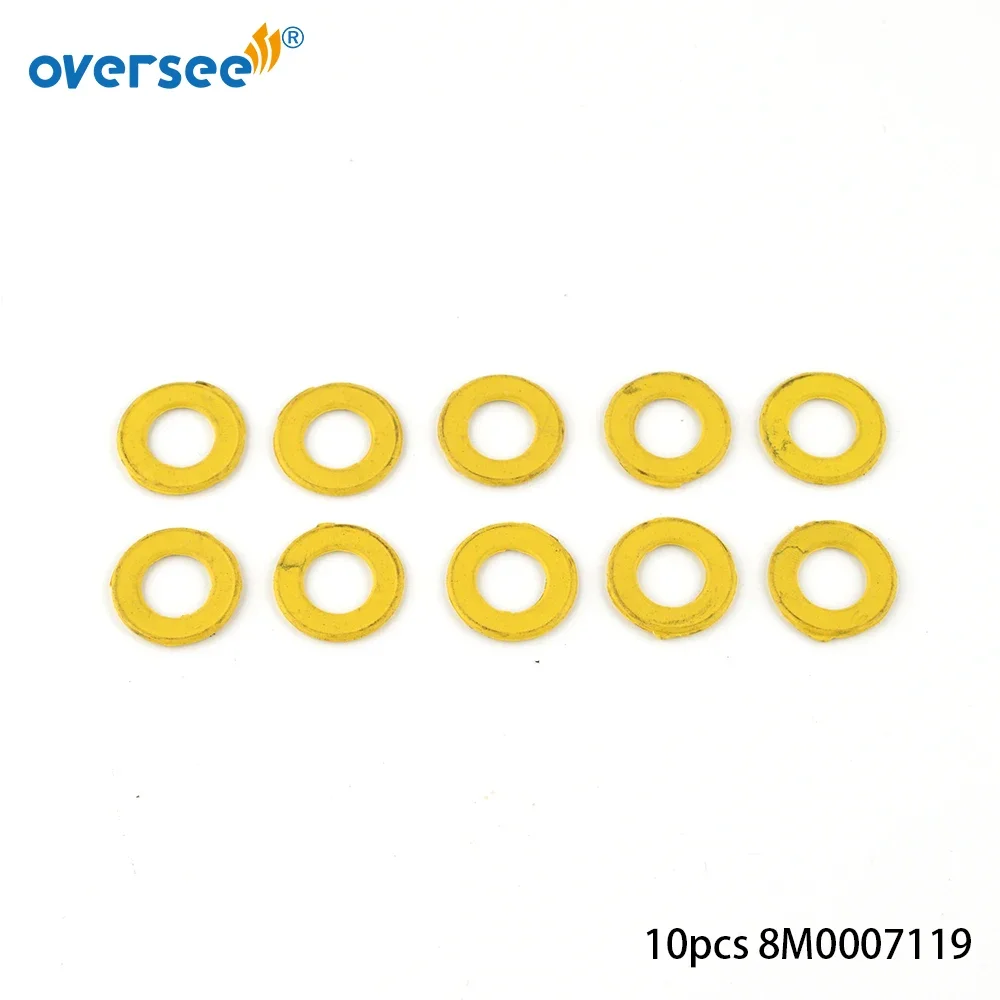 8M0007119 Oil Drain Plug Seal/Washer for Mercury Mercruiser Quicksilver 25-60hp 4 Stroke Outboard 26-8M0007119 10pcs