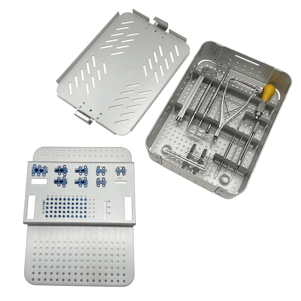 Orthopedic TTA Rapid Cage with Screws Cruciate Rupture Recovery Instrument Set for Animals Orthopedic Surgery Instrument Kit