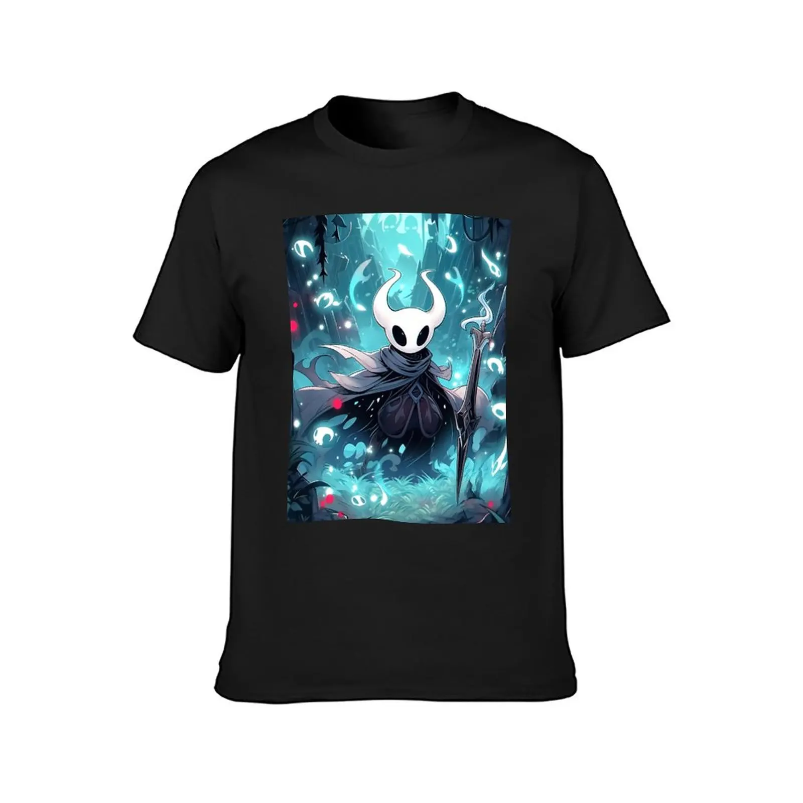 Knight: Descend into the Depths of Hollow Knight T-Shirt sweat blacks cute tops t shirts for men