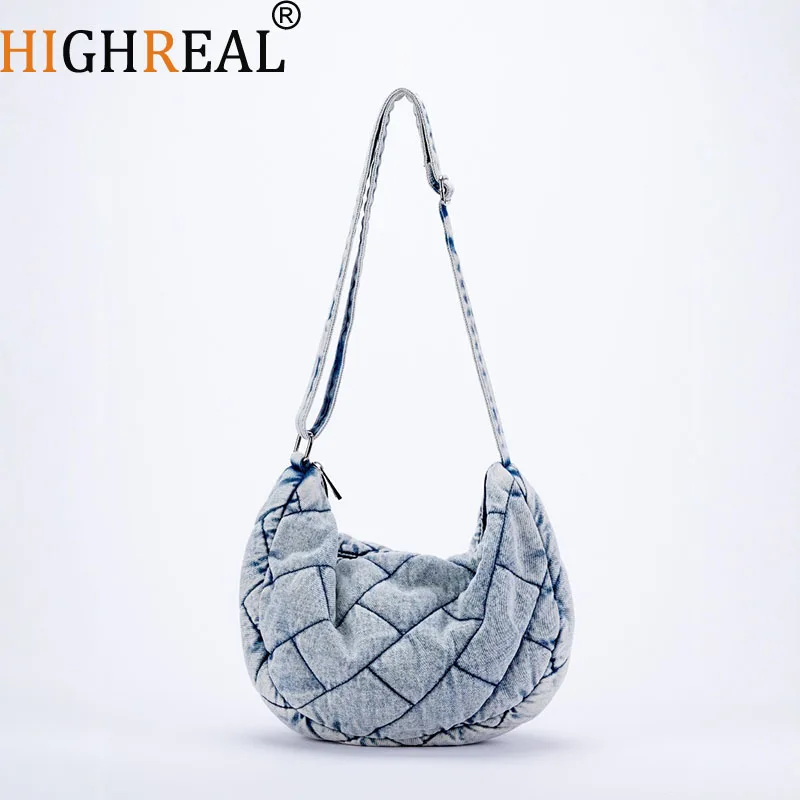 

Винтажная джинсовая сумка через плечо, женская сумка-мессенджер большой вместимости, сумки-ранцы с несколькими карманами, женская сумка через плечо с регулируемым ремешком