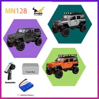 New MNRC MN128 RTR 1/12 2.4G 4WD Full Scale RC Car LED Light Rock Crawler Climbing Truck For Adult Children Toy Gift