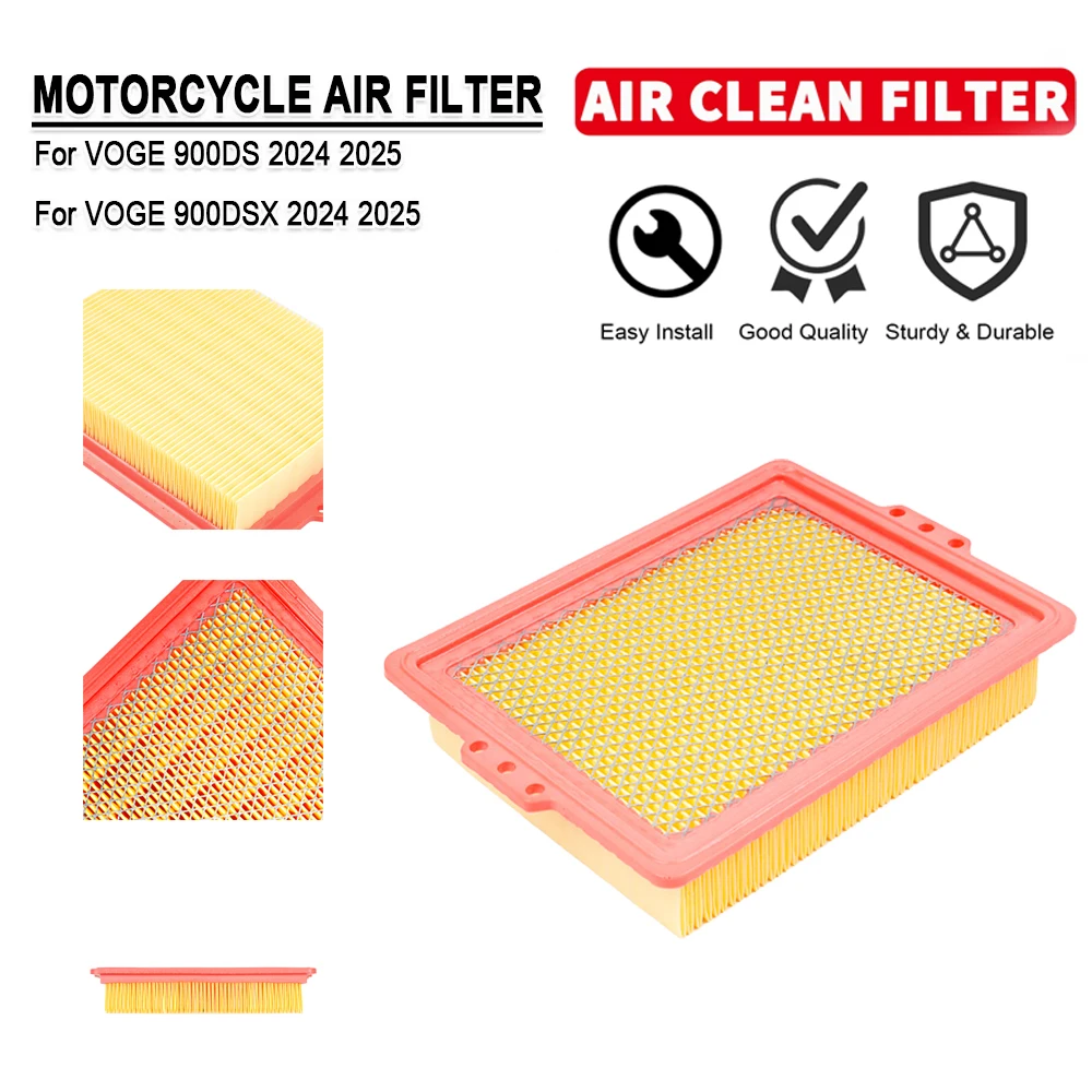 

Motorcycle Air Filter Intake Cleaner Replacement Parts Airfilter Element Systems Accessories For VOGE DS900X 900DS 900 DS 24-25