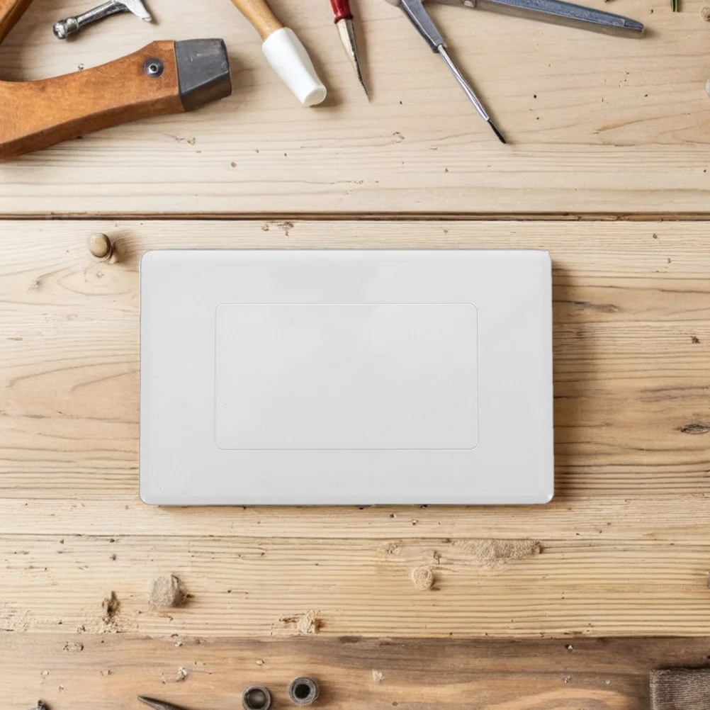 

6Pcs Plastic Electrical Box Covers Blank Outlet Plate 118120 Wall Plates for Junction Box Home Office Protection Cover