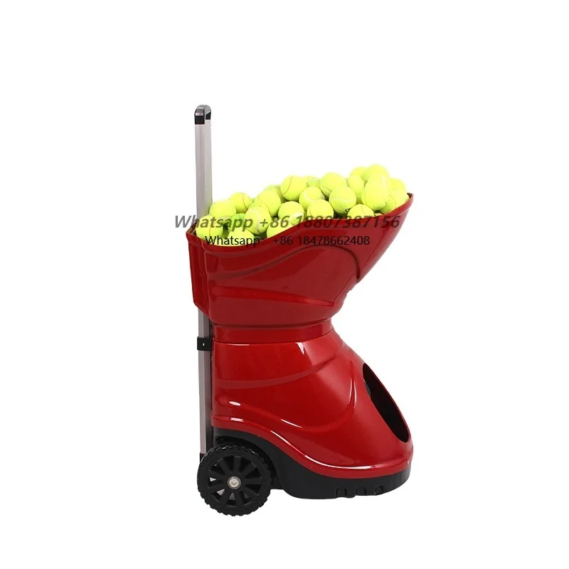 High Quality SIBOASI  Automatic Portable Remote Control Throwing Tennis Ball Machine for Sale