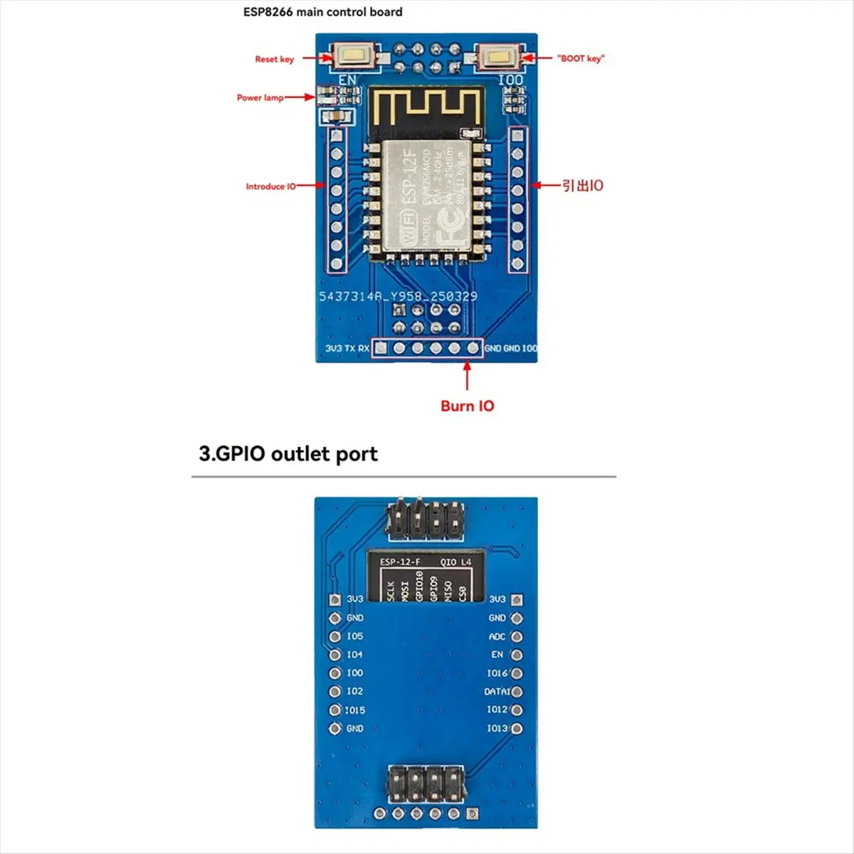 32 Channel Relay Module Development Board DC Power Supply WIFI Bluetooth Relay Module ESP8266-BCBW