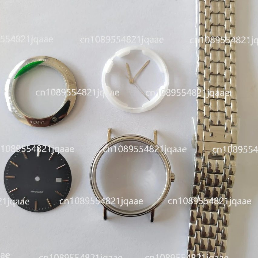 2892 Movement Case, Case Accessories Lang Case Full Set, Sapphire Mirror, Stainless Steel Case