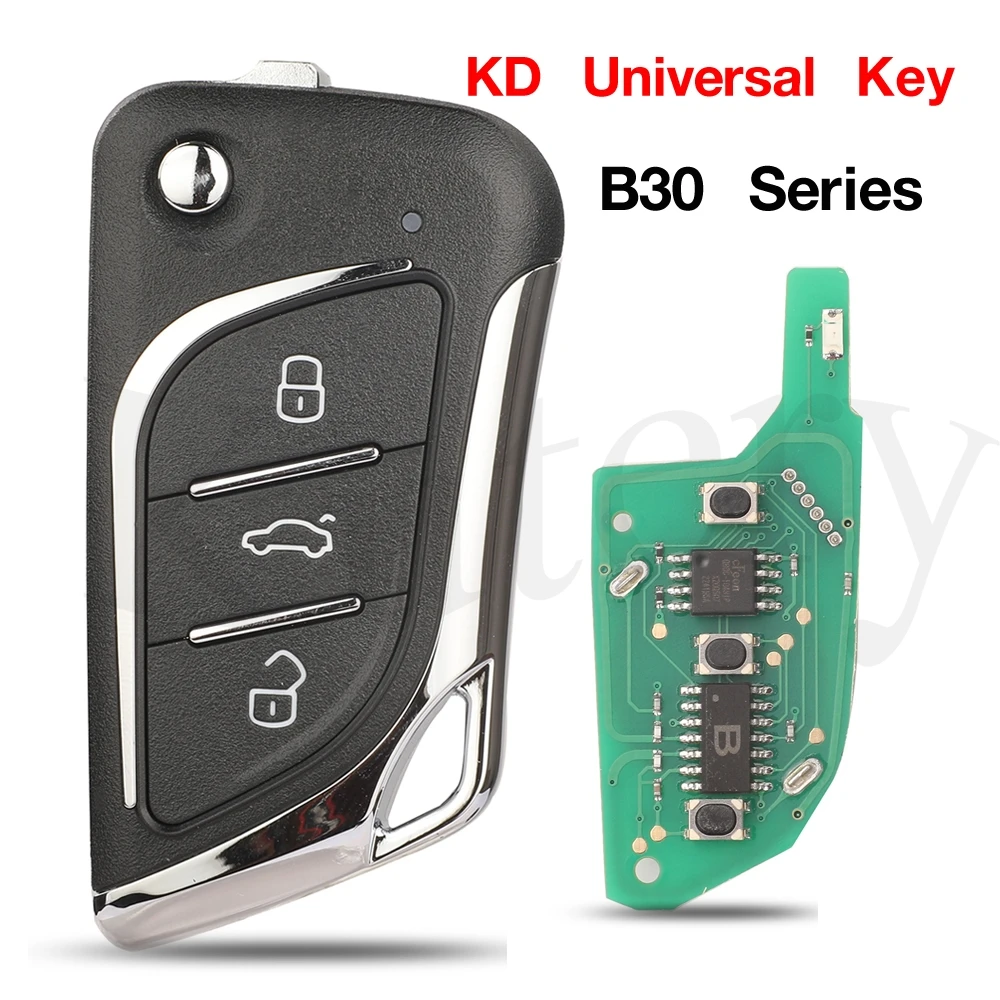 

jingyuqin 3 Buttons Smart Fob B Series Car Remote Control B30 For KD900 KD900+ URG200 KD-X2 MAX Programmer KD MINI Universal