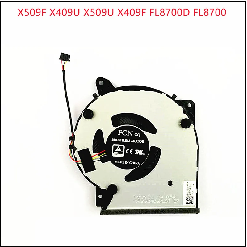 

New Laptop CPU Cooling Fan Cooler For ASUS X509F X409U X509U X409F FL8700D FL8700 CPU