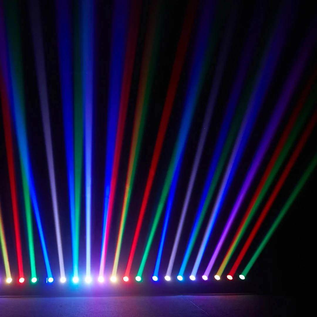 Iluminación con cabezal móvil de 8x12W, 4 en 1, RGBW, LED, lavado de haz DMX512 para DJ, discoteca, boda, fiesta, Club nocturno, luz de escenario