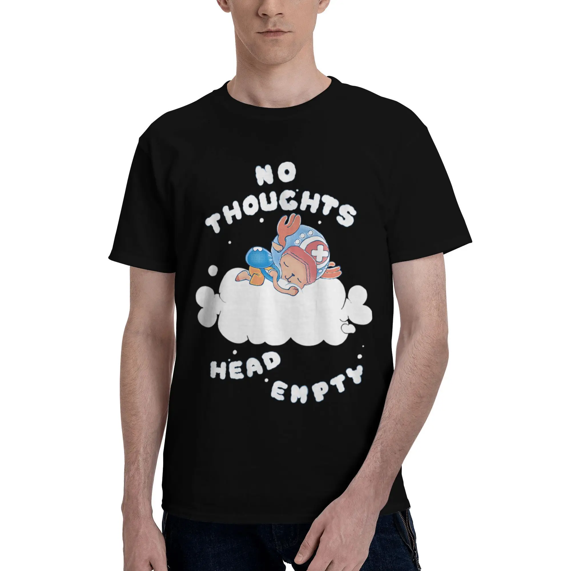 

Custom Tony Tony Chopper T Shirt Men 100% Cotton Tshirt Leisure Tees Short Sleeves One Piece T-shirt Slim Fit Clothing