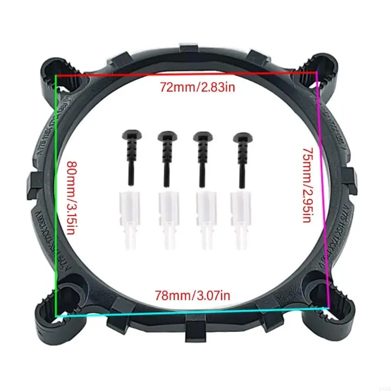 Porta della ventola raffreddamento CPU raffreddamento raffreddamento LX0B per LGA1150 1200 1700 Ottenere temperature