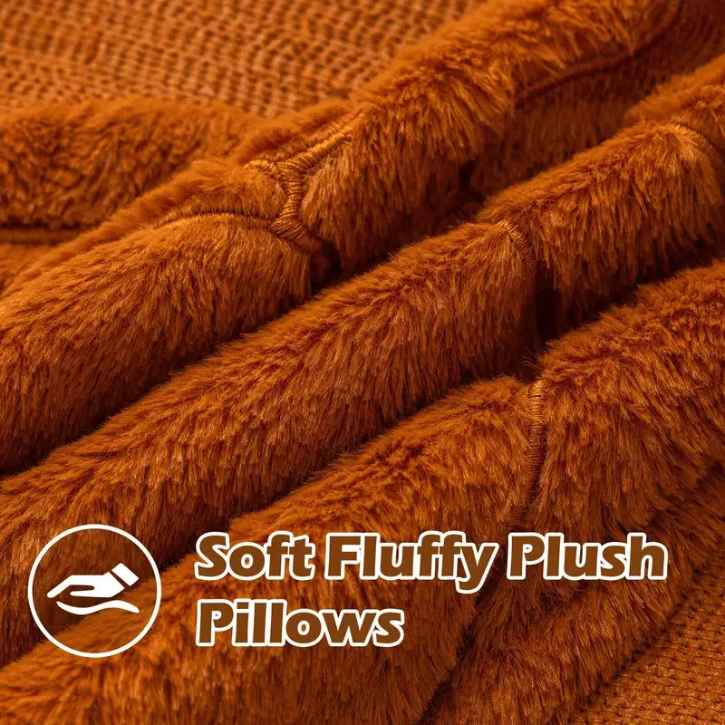 45X45Cm Musim Gugur Halloween Thanksgiving Sarung Bantal Labu Berlapis Bordir Ruang Tamu Kamar Tidur Sofa Sarung Bantal Lembut Hadiah Ibu