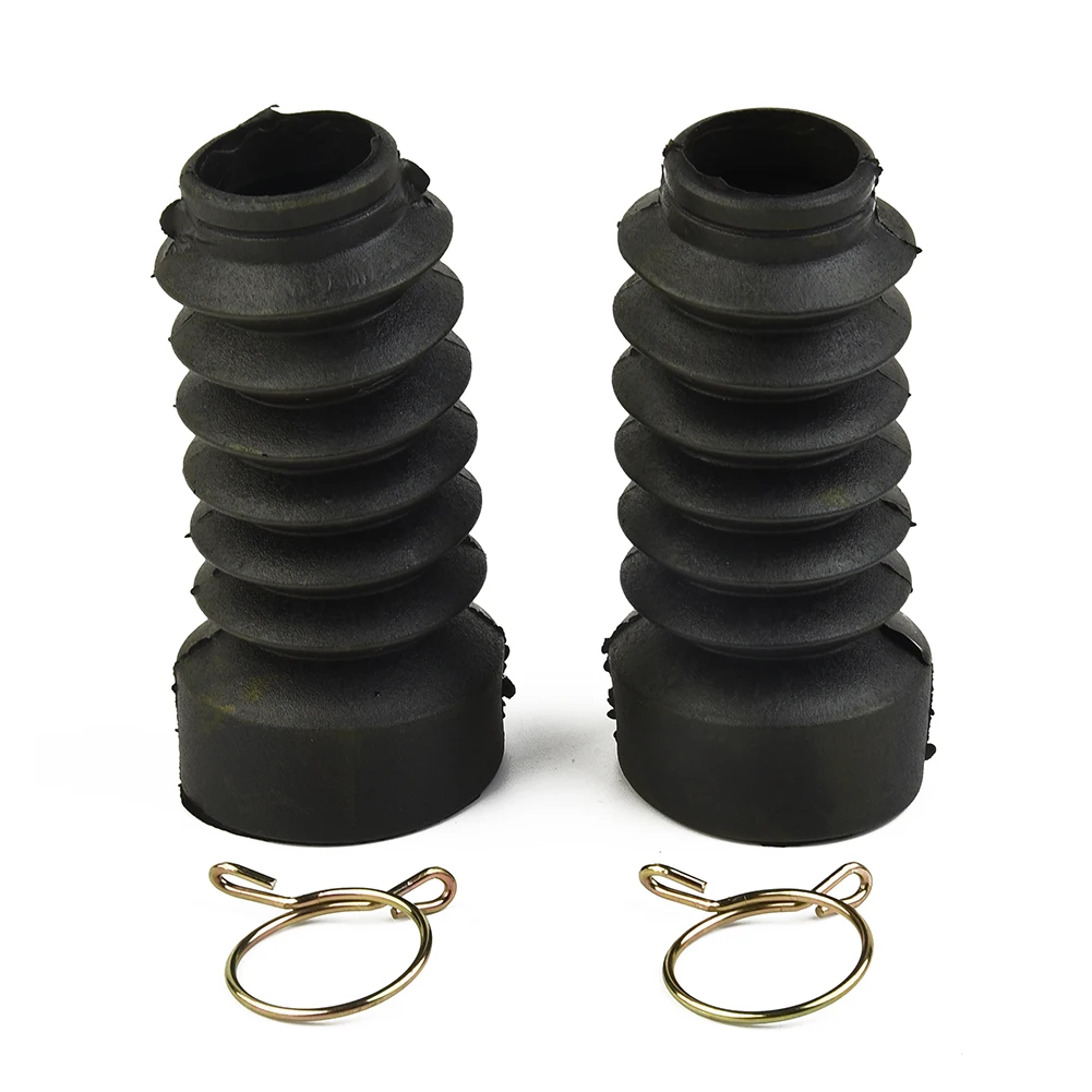 

Motorcycle Rubber Front Fork Gaiters Dust Cover Boots Pair for Motorbike Shock Absorber Protection Waterproof and Dustproof