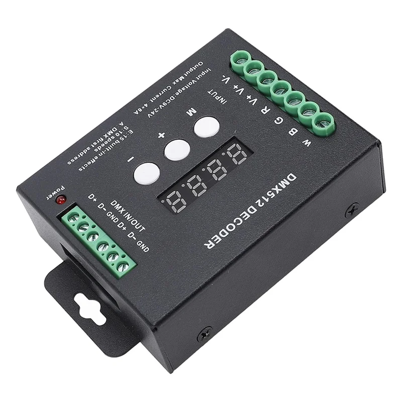 ABRS-RGBW Controller 15 Built Inlighting Effects LED Decoder LED Lighting Control Module