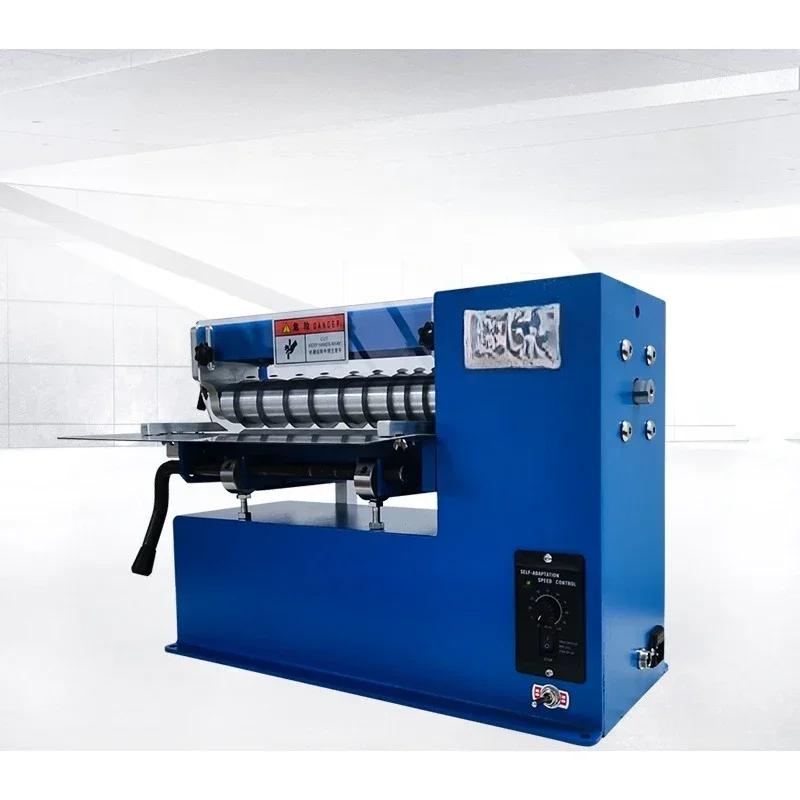 

Small adjustable speed rubber edge sealing and slitting machine cloth rhinestone belt slitting machine
