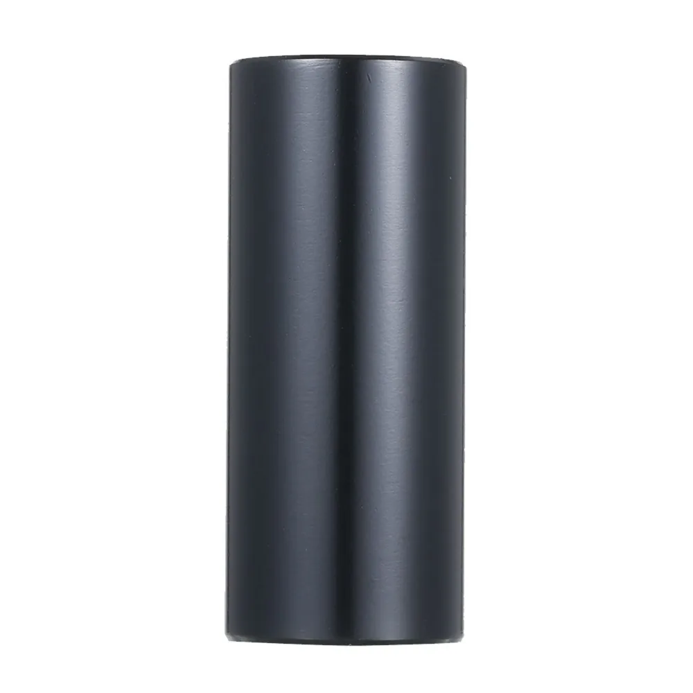60mm Length Guitar Slide Bar Smooth Surface 304 Stainless Steel Metal Guitar Slide Black String Instrument Slide