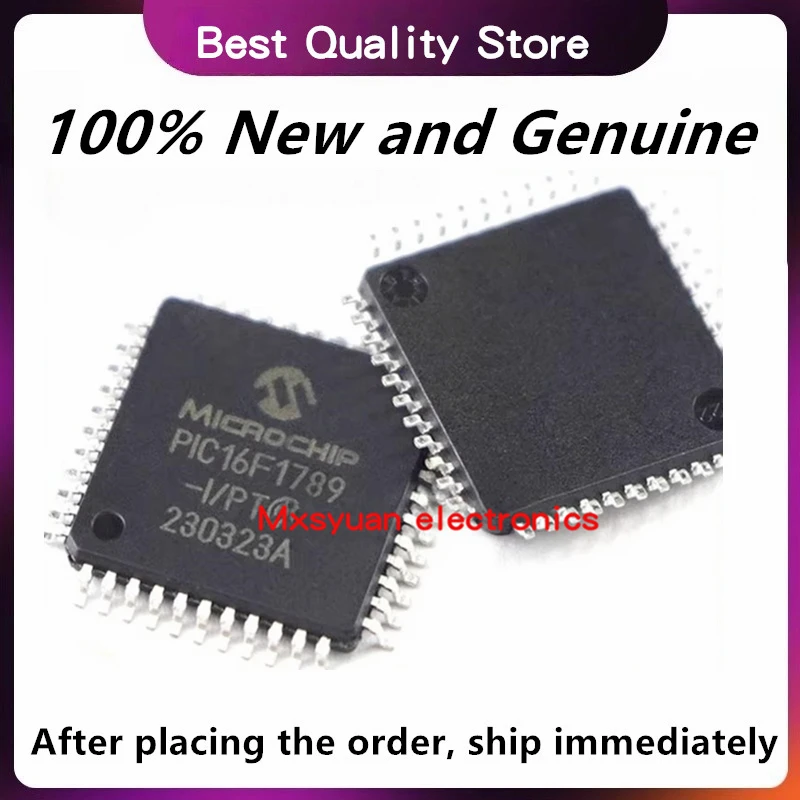 5PCS~50PCS/LOT PIC16F1789-I/PT PIC16F1789T-I/PT PIC16F1789 -I/PT QFP44 Mxsyuan New original