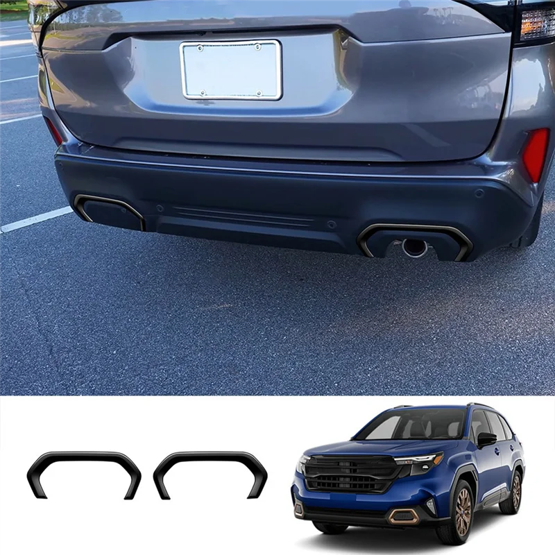 

A30P-Car Rear Fog Lamp Frame Fog Light Eyebrow Trim Sticker For Subaru Forester 2025 Car Exterior Accessories ,A