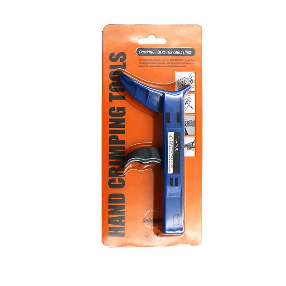 Wire Cable Tie Tool Supply Tightener Trimming Workshop 145mm Adjustable Automatic Blue Changing Cutter Hand Tools Plastic