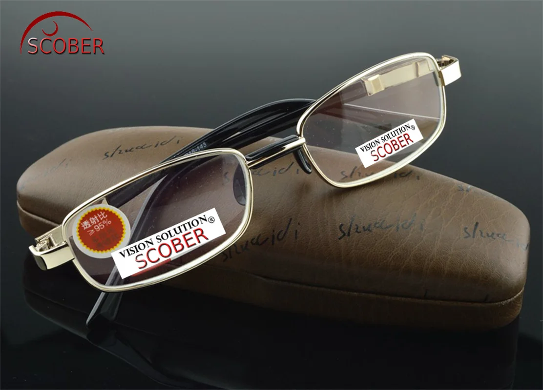 

SCOBER = Natural Crystal Multi-Coated Lens Full-Rim Nickel Alloy Luxury Men Women Reading Glasses +0.75 +1 +1.25 +1.5 +1.75 to+4