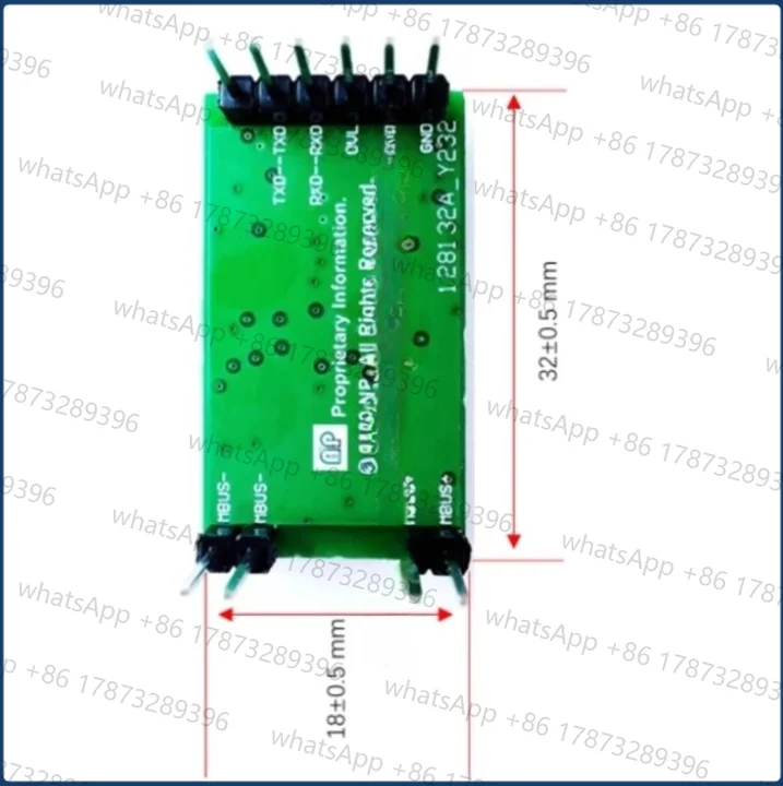 Mini TTL/CMOS/UARTTo MBUS Master Converter Embedded Serial Port To MBUS Master Reading 20 Slaves
