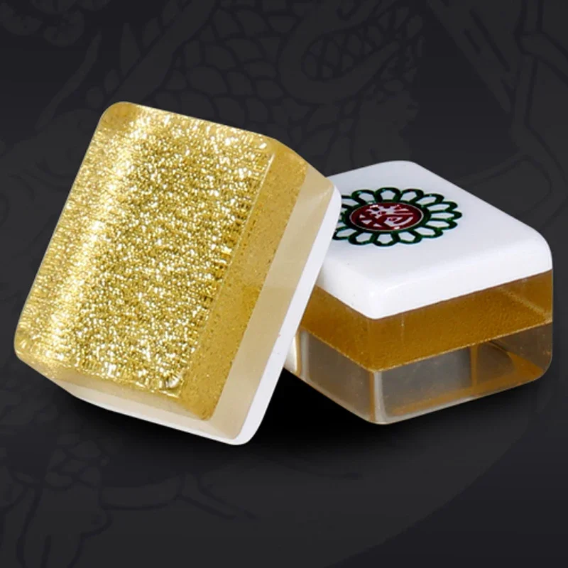 NEXT LIFE RICH LOCAL TYRANT BRAND 3 LAYER CRYSTAL GOLD SILK MAHJONG HOUSEHOLD LARGE 42MM SEND TABLECLOTH