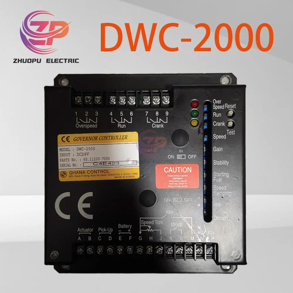 

Плата управления скоростью DWC-2000, 24В постоянного тока, модель 65.11220-7006, модуль регулятора генератора