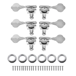 5 or 6 String Open Gear Bass Tuning Pegs Keys Machine Heads Tuners For Bass Guitar 2L3R/3L2R/3L3R/1L4R/4L1R