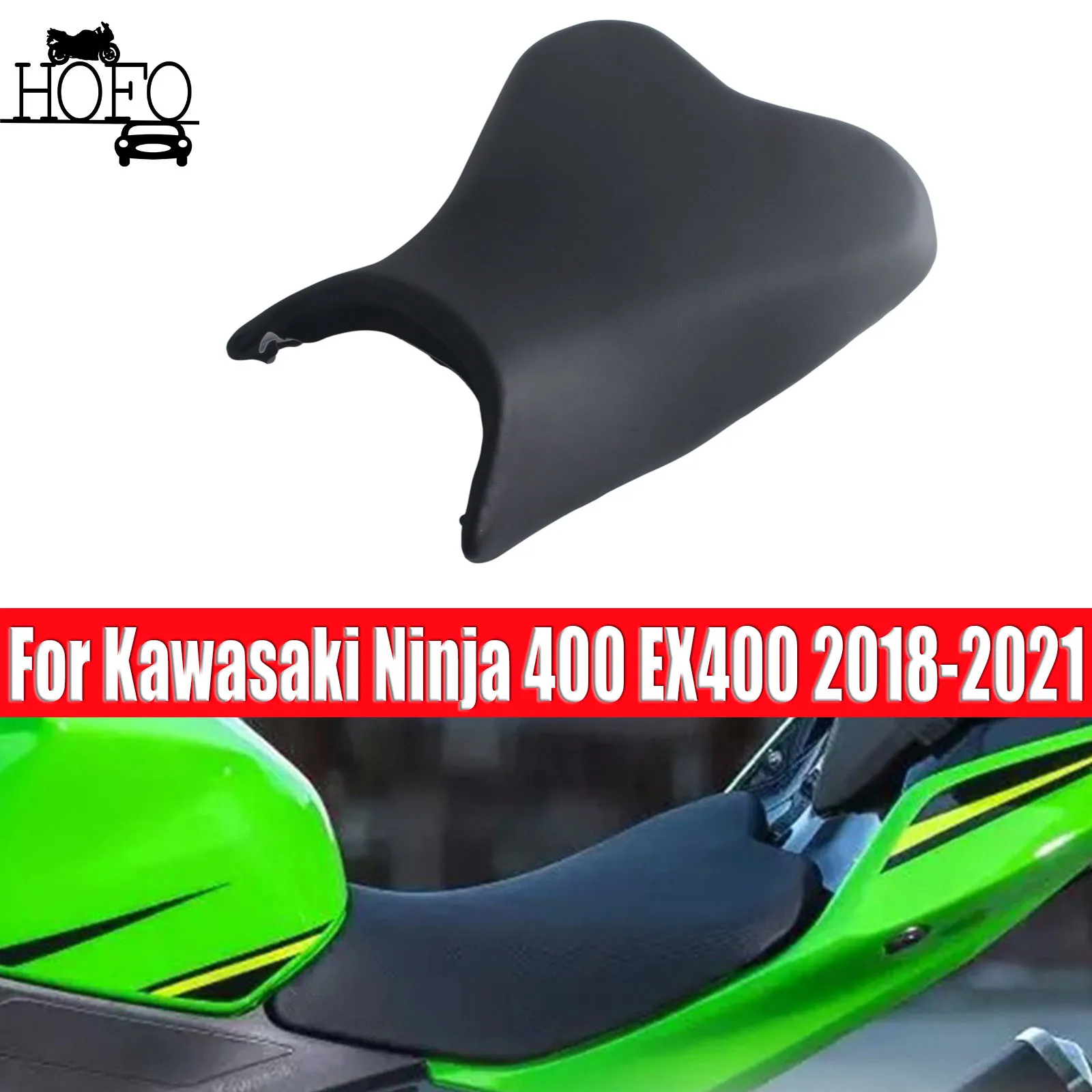 

Front Rider Driver Seat For Kawasaki Ninja 400 EX400 2018-2021 Comfortable Bike Saddle Big Bum Wide Soft Seat Pad Seat Cushion
