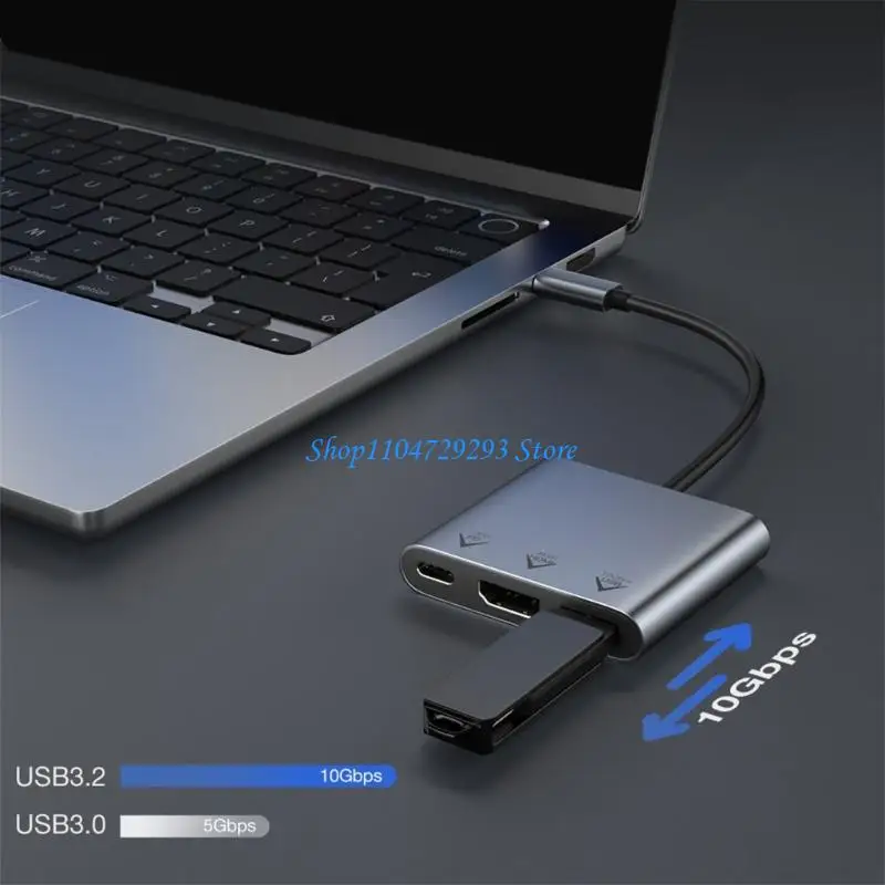 

Y2GD Docking Station Supporting 4K HDTV Output Fast Speed Data and Fast PD100W Charging for USB C Devices