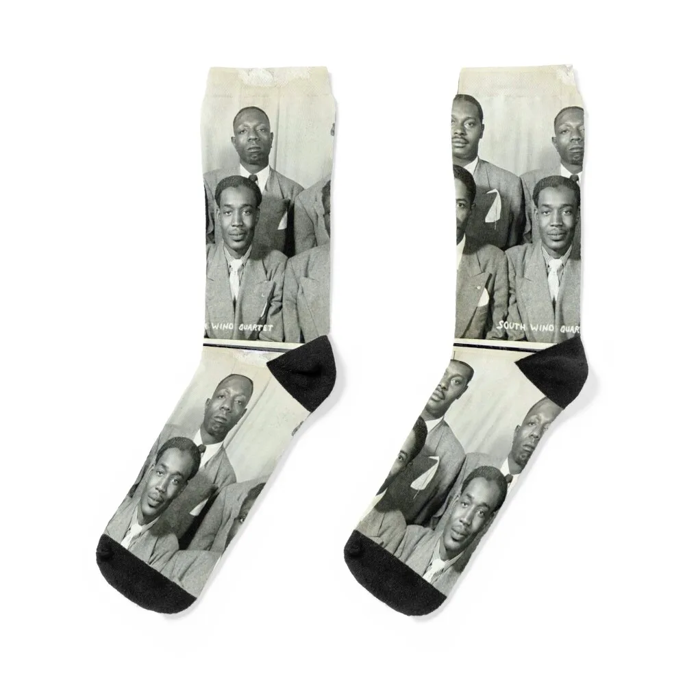 

South Wind Quartet, Black Gospel, Harmony, Vintage, Publicity photo, Macon, GA Носки с цветочным принтом, классные носки для мальчиков, женские