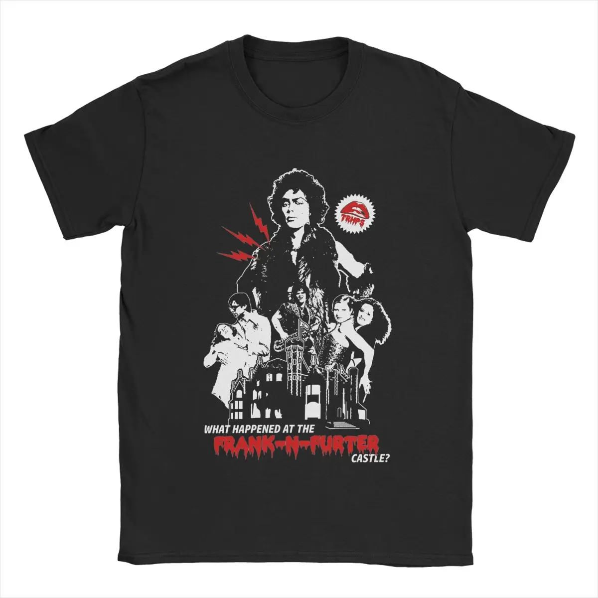 Novelty Frank N Furter The Rockys Horror Picture Show T-Shirts Men Cotton T Shirts Short Sleeve Tees Gift Idea Clothing